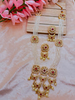 Load image into Gallery viewer, Long Rajwadi Mala with earrings