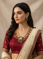 Load image into Gallery viewer, नवरतन मोती कुन्दन माला