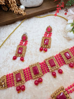 Load image into Gallery viewer, Ruby color Choker Set