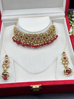 Load image into Gallery viewer, Lalita Stone Indian choker set