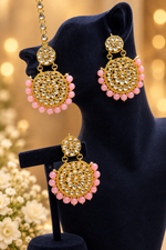 Load image into Gallery viewer, Suhani baby pink Tikka set