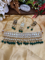 Load image into Gallery viewer, Shamiksha Mirror Choker Set