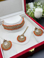 Load image into Gallery viewer, सृष्टा पोल्की चोकर सेट