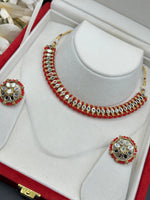 Load image into Gallery viewer, सिम्पली वन लाइन मिरर चोकर सेट