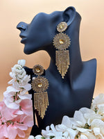 Load image into Gallery viewer, Natasha Golden stone Earring