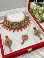 Load image into Gallery viewer, Rupasi Antique Gold choker set