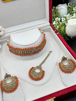 Load image into Gallery viewer, सृष्टा पोल्की चोकर सेट