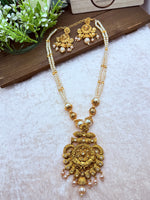 Load image into Gallery viewer, Mahi AntiqueGold matte gold Necklace Set