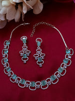 Load image into Gallery viewer, baby pink In Ad silver set