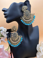 Load image into Gallery viewer, Kiya Oversized polki earrings