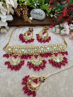Load image into Gallery viewer, पाकिस ट्रेंडिंग मिरर चोकर सेट