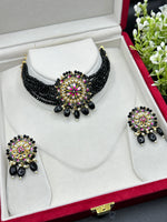 Load image into Gallery viewer, Meenakari Indian Choker Set
