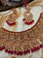 Load image into Gallery viewer, Anaya Indain Polki jewellery Choker Set