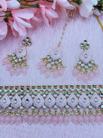 Load image into Gallery viewer, Shakshi Meenakari Kundan Choker Set