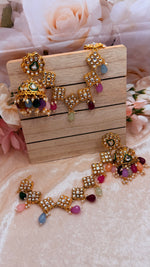 Load image into Gallery viewer, Kundan bahubali earrings