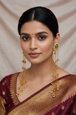 Load image into Gallery viewer, Kashmiri long earring