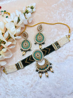 Load image into Gallery viewer, पोल्की आहुवा चोकर सेट