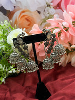 Load image into Gallery viewer, Oxidized Dangly Earrings