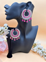 Load image into Gallery viewer, Kerri American Diamond Indian Earrings