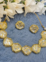 Load image into Gallery viewer, Designer kundan Choker With Earrings