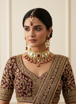 Load image into Gallery viewer, बरखा कुंदन नेकलेस सेट
