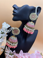 Load image into Gallery viewer, Statement Kundan Oversized Jhumki