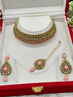 Load image into Gallery viewer, Samira antique Gold Choker set