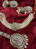 Load image into Gallery viewer, Mirror choker & Tikka earring set