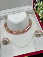 Load image into Gallery viewer, सिम्पली वन लाइन मिरर चोकर सेट