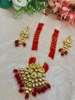 Load image into Gallery viewer, Meenakari Kundan Rajwadi Mala