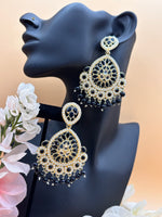 Load image into Gallery viewer, Kundan Light Weight Earrings