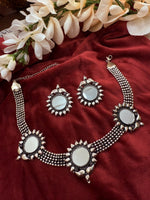 Load image into Gallery viewer, Mirror flower Oxidised see