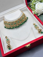 Load image into Gallery viewer, Lalita Stone Indian choker set