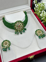Load image into Gallery viewer, Meenakari Indian Choker Set