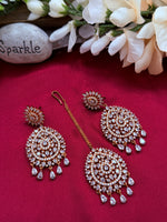 Load image into Gallery viewer, AD RoseGold Tikka set