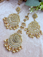 Load image into Gallery viewer, कुन्दन गोल्डन टिक्का सेट