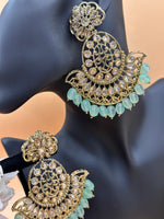 Load image into Gallery viewer, Kiya Oversized polki earrings
