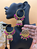 Load image into Gallery viewer, वालिया झुमकी टीका सेट