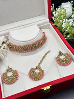 Load image into Gallery viewer, सृष्टा पोल्की चोकर सेट