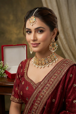 Load image into Gallery viewer, फ़ाज़िया बहुरंगा भारतीय चोकर सेट