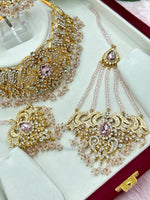 Load image into Gallery viewer, Zamila baby pink Pakistani Set