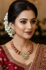 Load image into Gallery viewer, Moissanite polki Necklace set