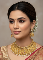 Load image into Gallery viewer, Dia The Golden Polki Choker Set
