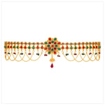 Load image into Gallery viewer, Maroon & Green Color Kamarband