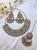 Load image into Gallery viewer, Kiran Multicolor Necklace Set