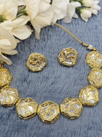 Load image into Gallery viewer, Designer kundan Choker With Earrings