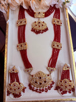 Load image into Gallery viewer, Chandani Red pakistani Bridal Set