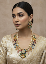 Load image into Gallery viewer, नवरतन मोती कुन्दन माला