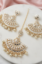 Load image into Gallery viewer, Golden Mirror Tikka set