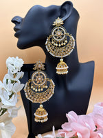 Load image into Gallery viewer, Reesha Polki Jhumki Earring